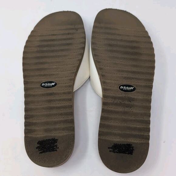 Dr. Scholl's Buckle Slide Sandals Womens Size US 9 EU 40 Island Icon Ivory Cream - Picture 10 of 10